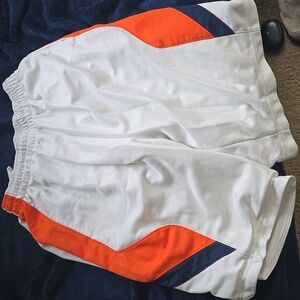 Jordan, Large, White with Orange and Dark Blue Trim